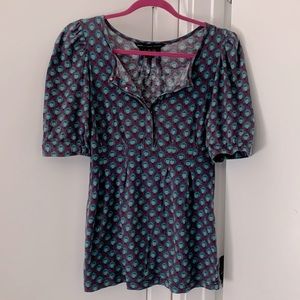 Marc Jacobs peacock print tee